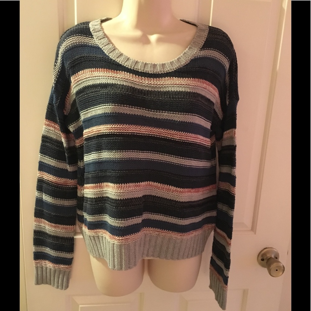 🔥Autumn Cashmere striped cotton sweater